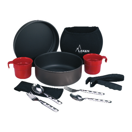 Batería de cocina camping 2 personas