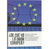Cuaderno: ¿De qué va la UE?