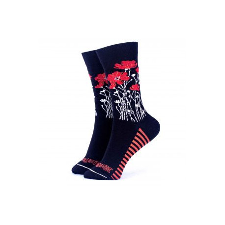 Calcetines Amapola roja